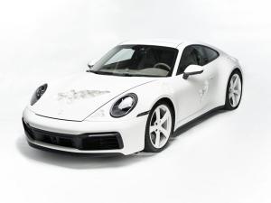 Porsche 911 Carrera 4S Crystal Eroded Art Car by Daniel Arsham 2020 года 
